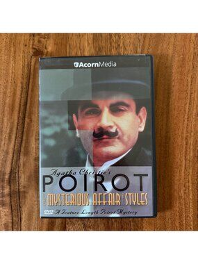 Agatha Christies Poirot 4 DVD Lot: Styles, Christmas, Death in the Clouds TESTED